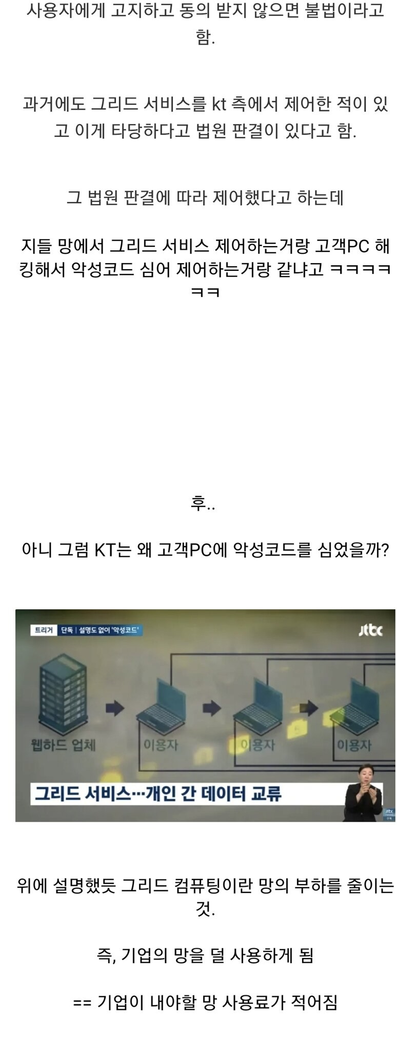 싱글벙글 K-망사용료 근황 feat. 위성 팔아먹은 회사 KT