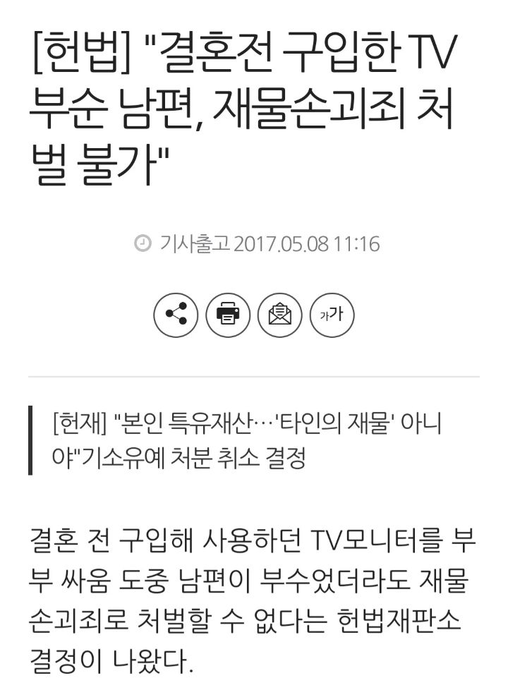 사소한 부부싸움 하다가 헌법소원까지 간 사건